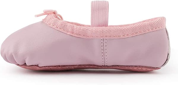 Balettskor Läder Ballerinaskor Full Sole Dansskor för G