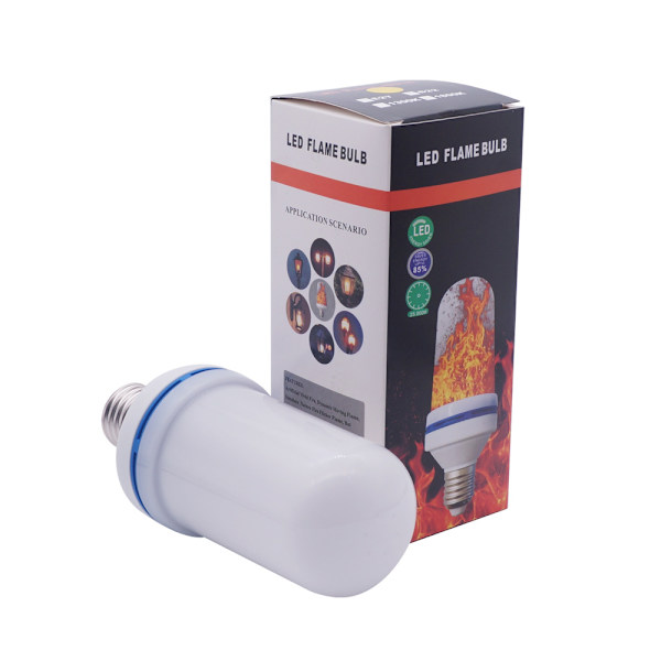 2 stycken LED-flamlampa simuleringsflamlampa bar KTV atm