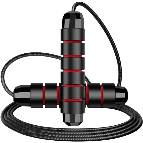 Skipping Rope Tangle-Free with Ball Bearings Jump Rope Adjustabl