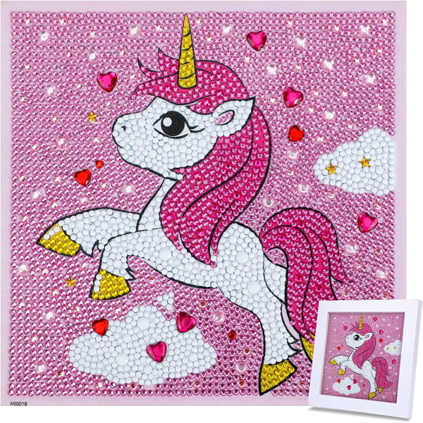 Unicorn5D Children Diamond Maling Cross Stitch Craft Kit, DIY C