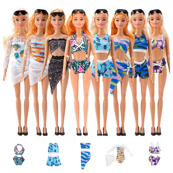 30CM Barbie dukke badedragt sæt