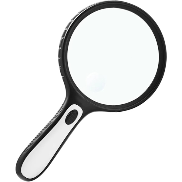 Handhållen Belyst Förstoringsglas, LED-Förstoringsglas, Läsglas