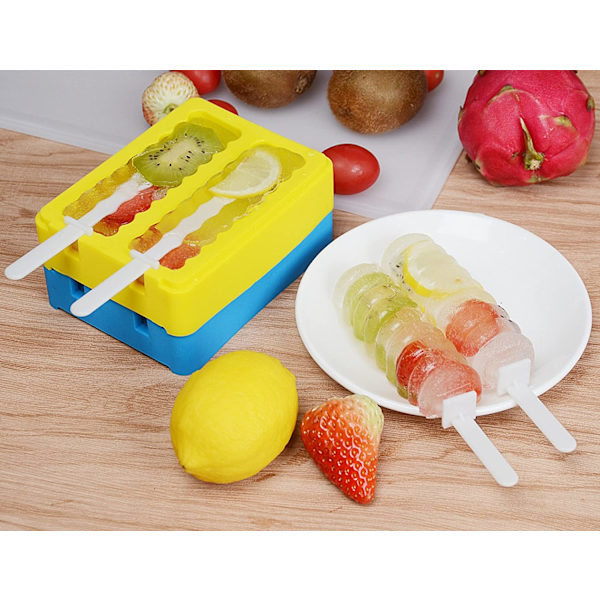 Kjøkken Silikon Popsicle Form - Is Popsicle Form, Is Popsicle Former w