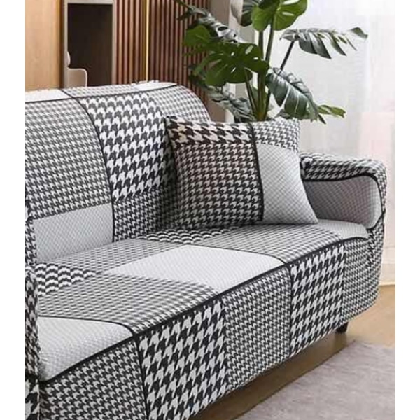 Sofföverdrag 2-sits 140-180cm Sofföverdrag med armstöd Modern Uni