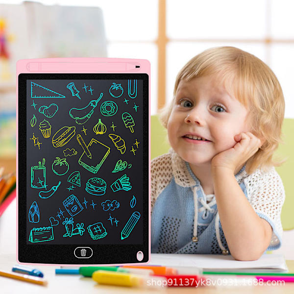 Sarja 1 piirtotaulu lapsille, musta 1 x 8,5\" Magic LCD Drawin