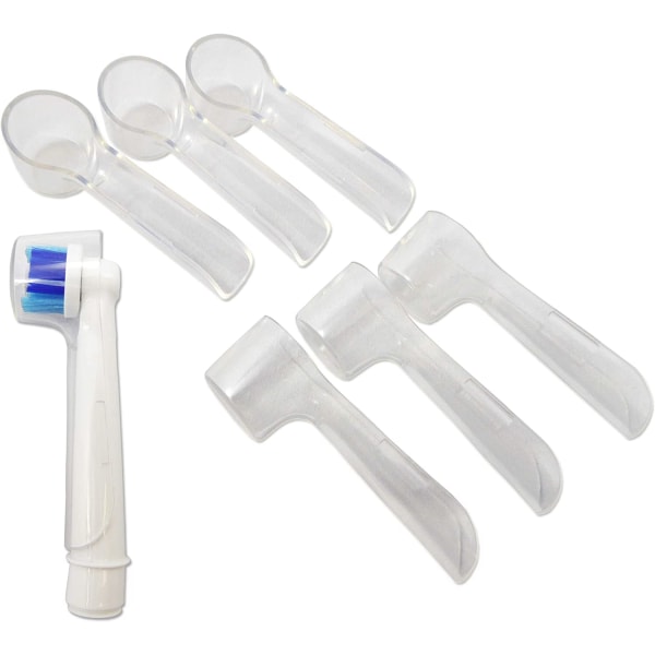 6 Elektriska tandborstskydd ~ Case Kompatibel med Oral B Tooth