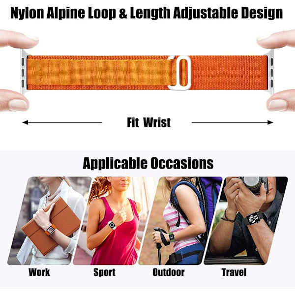 AL - Star Light - Alpine Loop-rem til Apple Watch
