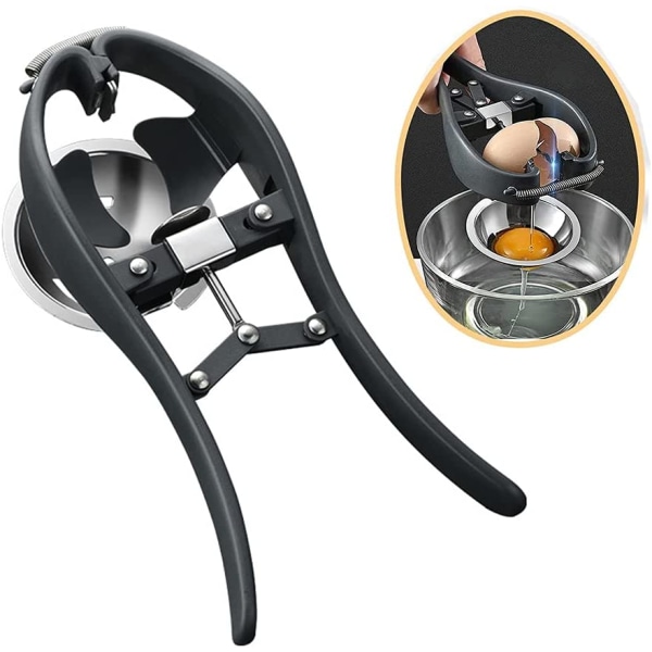 Stainless Steel Egg Cracker, Automatic Egg Cracking Tool, Stainle