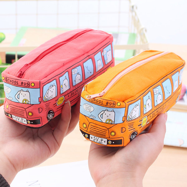 Student Stationery Box Liten Djur Buss Stationery Box Carto