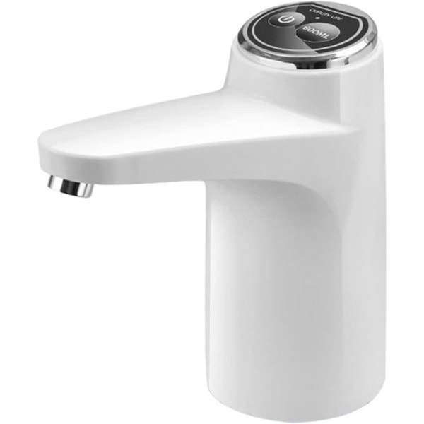 (Vit) Elektrisk vattenpump Dricksvattenpump USB Uppladdningsbar