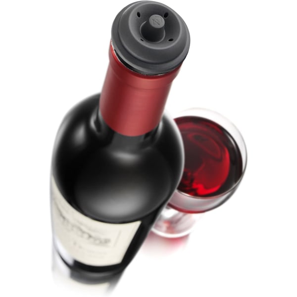 Wine Saver Vakuum Propper Sæt med 6 – Grå