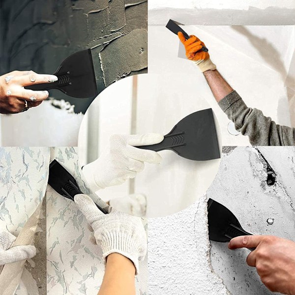 2 st 3D-skrivarspatel Resinborttagningsskrapa Plastspatel för 3D-luftbubblor