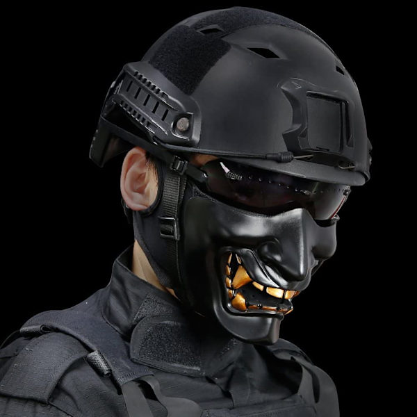 Halloween-asu Cosplay BB-ase Evil Demon Monster Kabuki Samur
