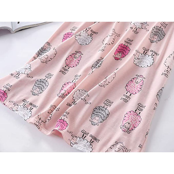 Dame pyjamas Bomulds pyjamas Korte ærmer pyjamas Afslappet