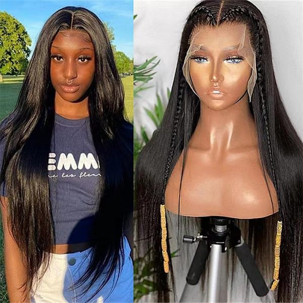 Blonder parykk, europeisk og amerikansk utenrikshandel blonder frontal w