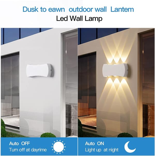 6W LED-seinävalaisin sisätiloihin, ulkoseinävalaisin IP65 vedenpitävä