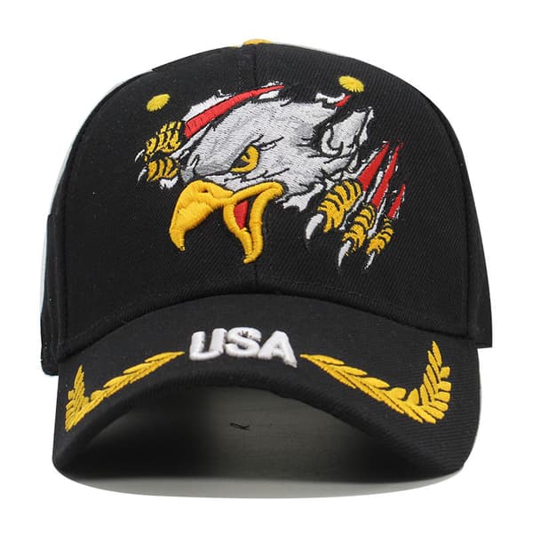 Eagle brodert baseball caps bomull and andehatt utendørs