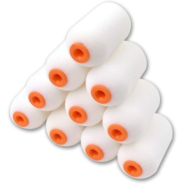 High Density Foam Mini Roller Covers (Pack of 10) - High Gloss C