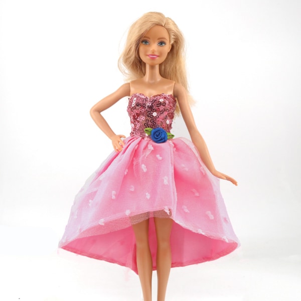 5-delt 30cm dukkekjole kjole skiftende dukkekjole mote su
