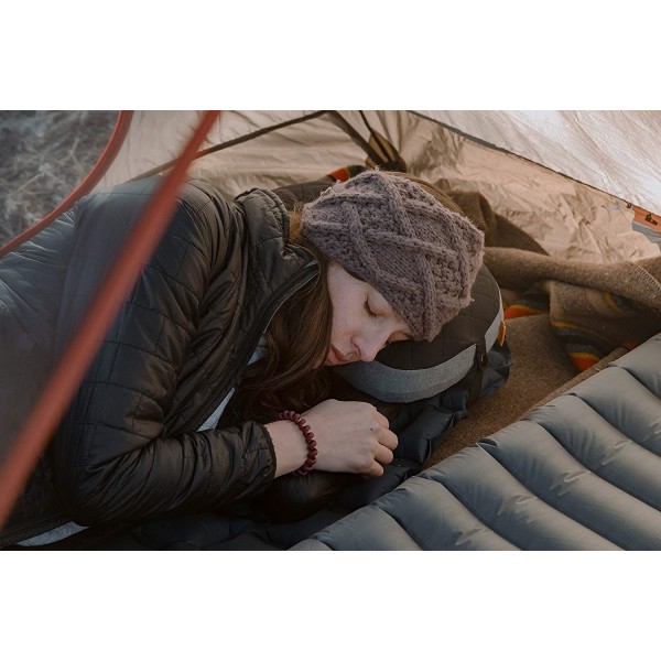 Campingkudde för att sova, uppblåsbar kudde för camping,