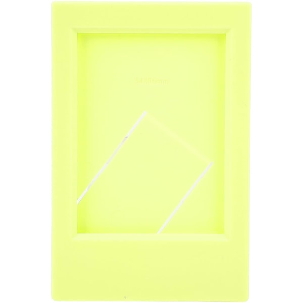 5pcs Display Photo Frame 9x6cm(Yellow), Classic Desktop Rectangul