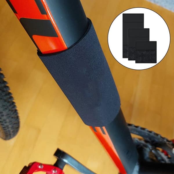 3 stk. cykelrammebeskyttelse, MTB-rammebeskyttelse, skumbeskyttelse