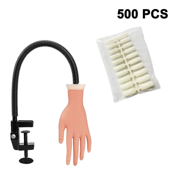 Nail Practice Model Hand, Nail Display Manicure Supply, Flexible