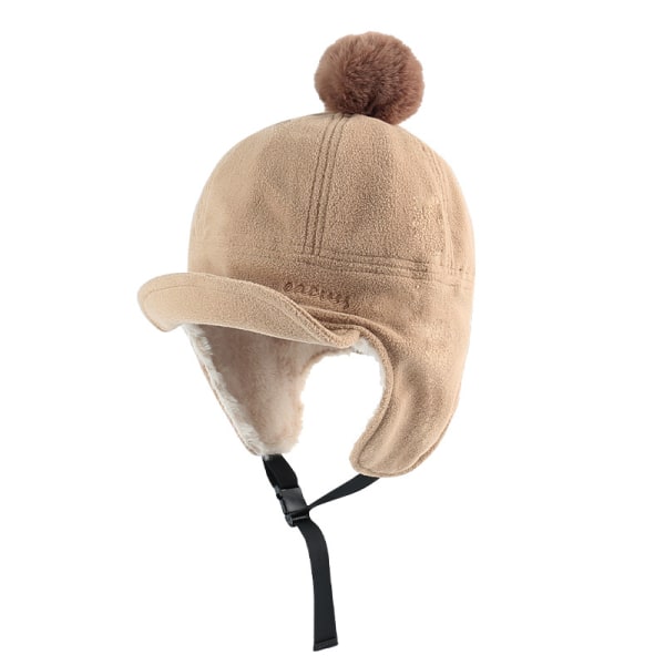 Autumn and winter duck tongue beanie with ear protection, th