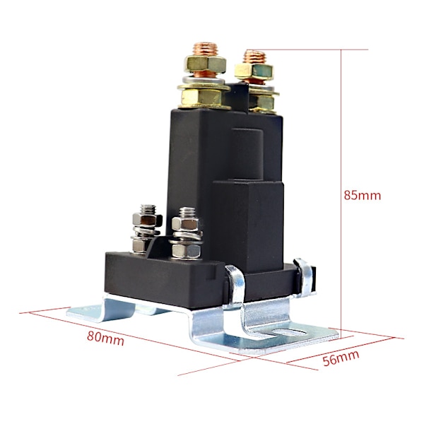 Bærbar 24V 500A Høy DC Strøm Dobbel Relé Batteri Isolator F