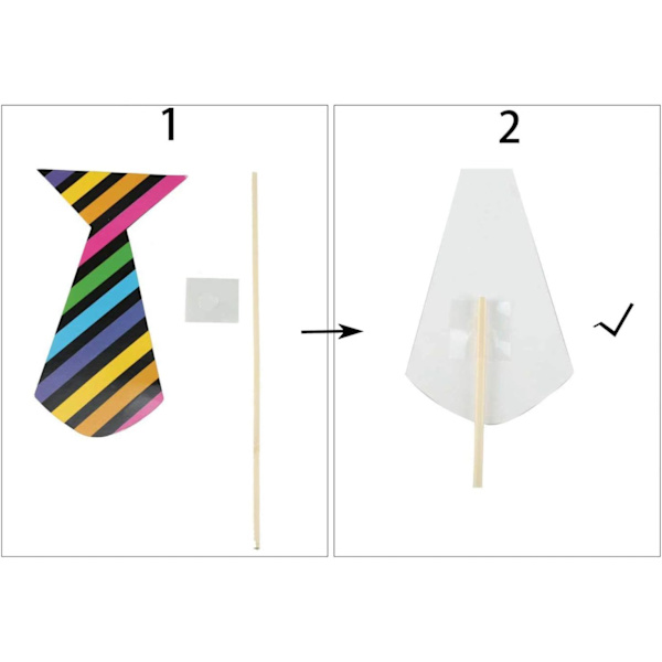 76 färgglada accessoarer, glasögon, mustascher, läppar, fluga