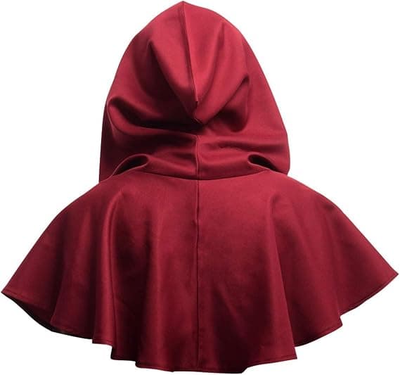 Halloween Grim Cowl Kappe Cosplay Kostymer Hette Poncho
