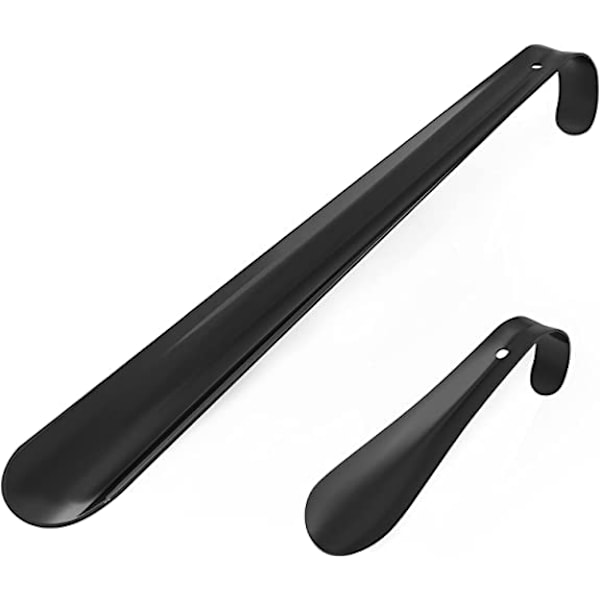 2 stk. 42 cm og 14,5 cm Premium skohorn i rustfrit stål