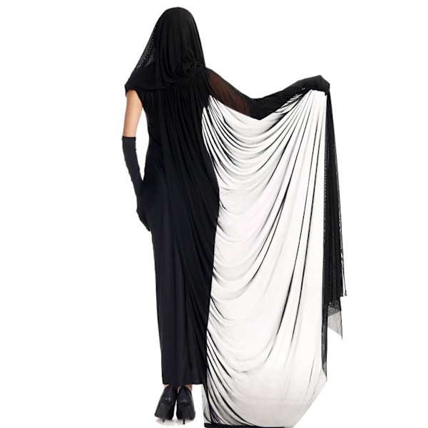 Halloween-asu aikuisille noita-asu noita-asu musta harso