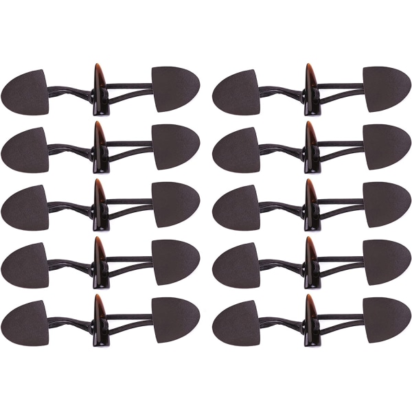 10 Pack Faux Leather Toggle Buttons for Coat, Jacket, Gym Bag -