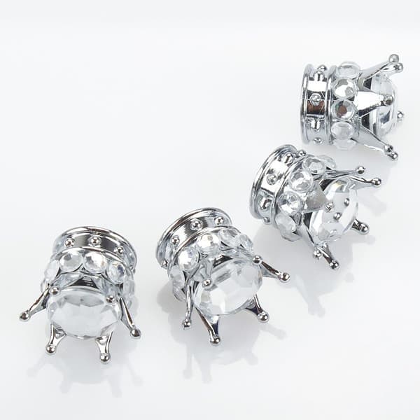 4-pack rena handgjorda bling bling strass däckventilhattar