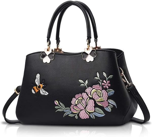 Retro Handväskor med Topphandtag Dam Crossbody Väska Dam Mode B
