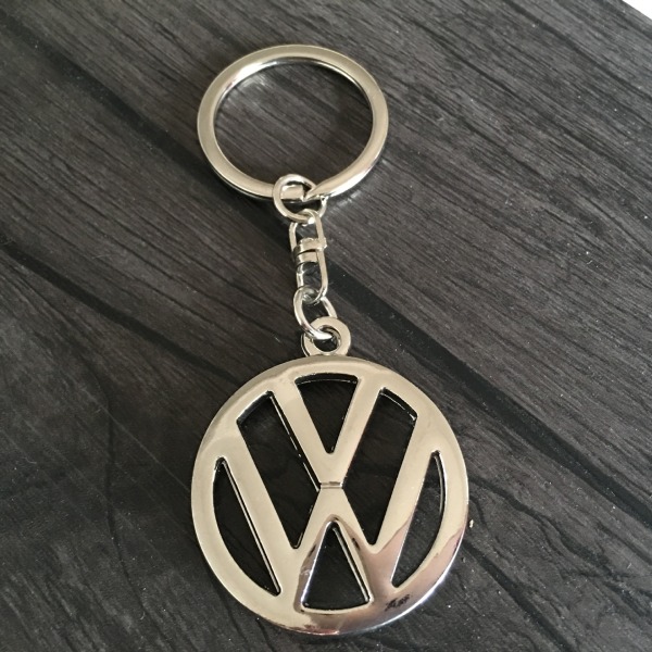 VW New Metal Nøkkelring Anheng Sølv