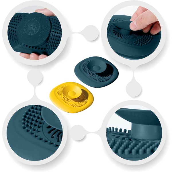 Køkkenvaskpropper, Universal badekarprop Filterstik i silikone