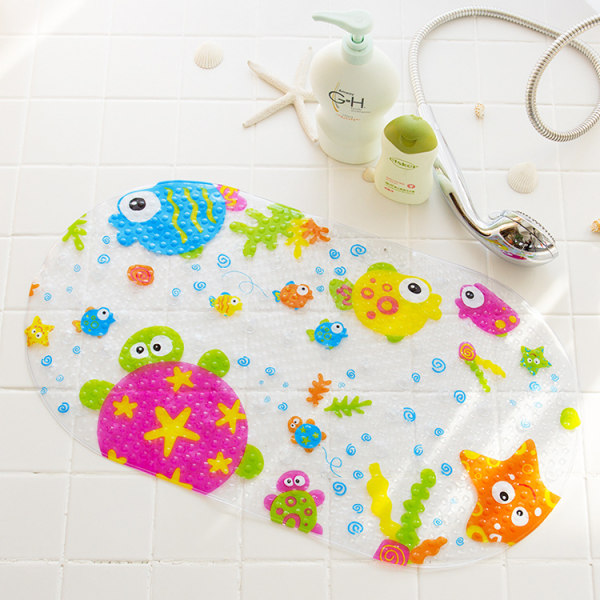 One Piece Turtle Starfish Badmatta 69×38cm Baby Badmatta Söt Ap