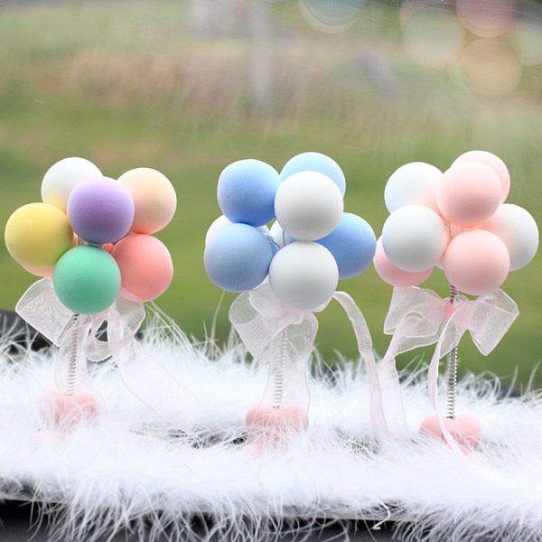 3-delt kærlighed macaron forårssving reklame ballon kreativ