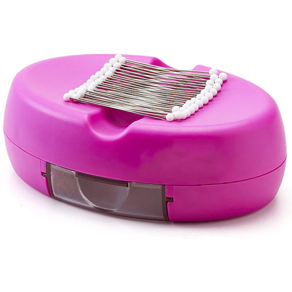 Magnetisk nålkudde med låda (Fuchsia)