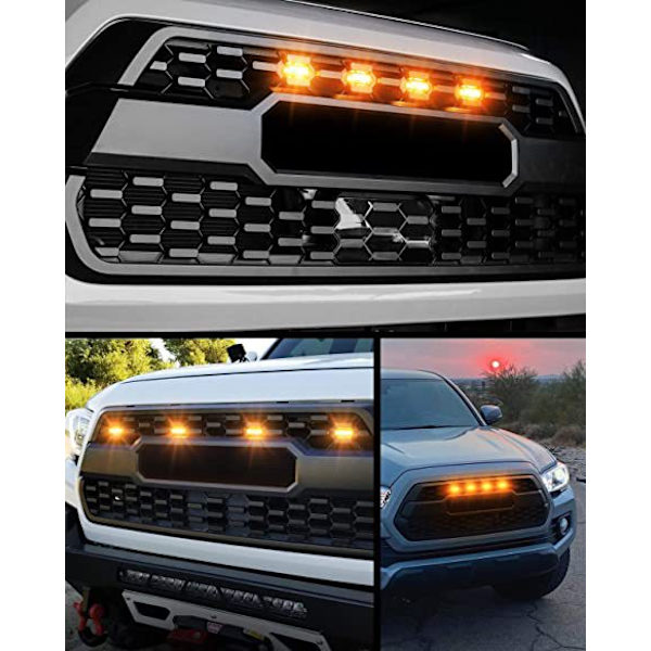 LED-ristikkovalot Amber Yellow sulakkeella Tacoma TRD PRO -etuosaan