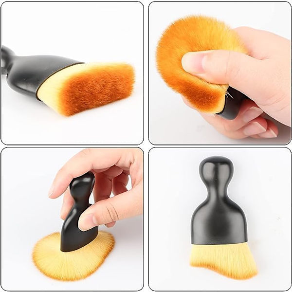 Bilrengøringsbørster, Auto Detailing Brush, Bil Auto Detail Brush til Motor/Instrumentbræt/Luftventiler/Interiør 3pcs