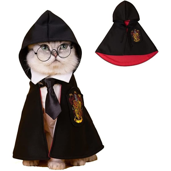 Hund Katt Juldräkter Cape Husdjur Halloween Kläder Cospl