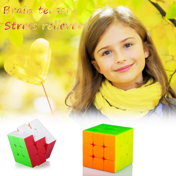 3x3 3x3x3 Magic Speed ​​Kuutiot ilman tarroja Palapeli lapsille a