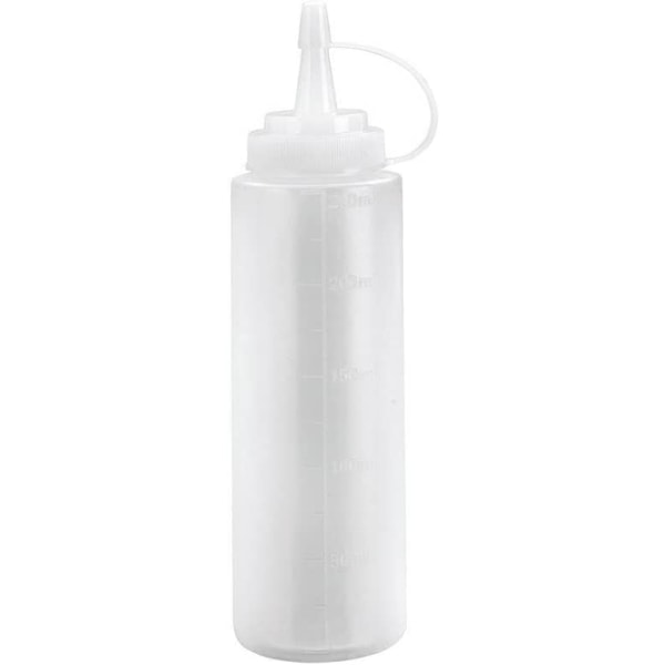 2 stykker 350 ml 12 oz-hvid blød plastikflaske