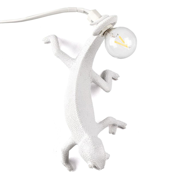 Kamæleon Lampe Soveværelse Resin Kamæleon Skrivebordslampe Sengelampe W