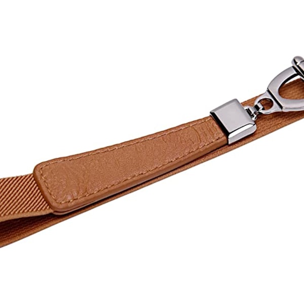 Dam 0,8\" bredd smal elastisk midjebälte stretch cinch bälte T