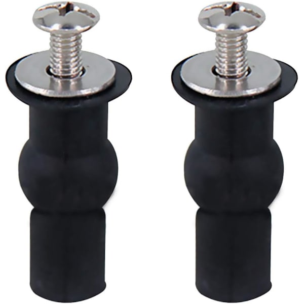 2 kappaletta WC-istuimen kiinnityssaranoita sokeat saranat kiinnitysreikä venytyskumi ruuvi sopii kaikkiin WC-istuimiin (18 mm)