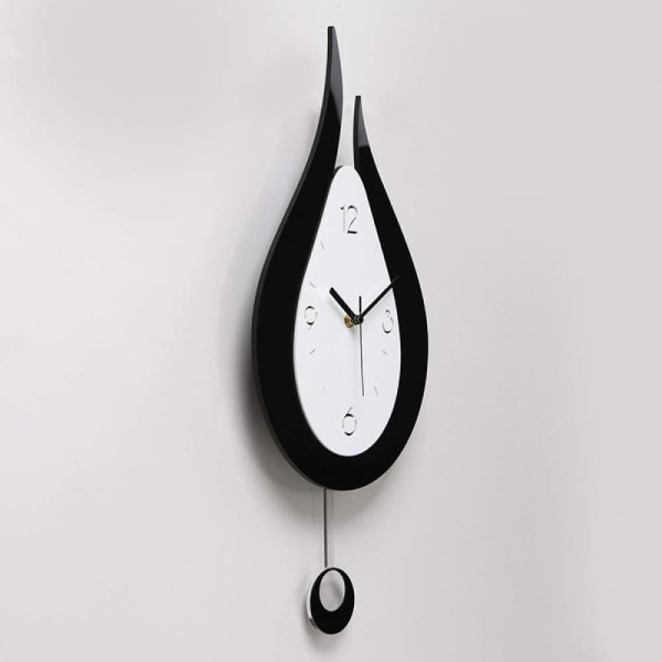 240*520cm Silent Wall Clocks Vanndråper Swing Veggklokke Mod
